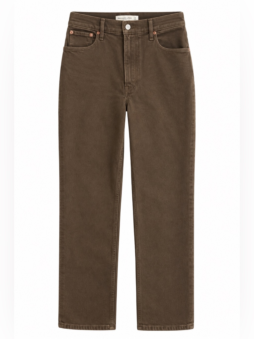Abercrombie & Fitch Women’s Brown ’90s Straight Ultra High Rise Jeans. Size: 28.